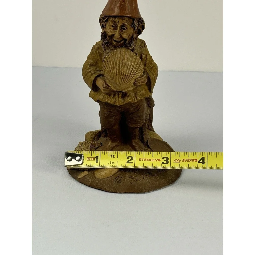 Tom Clark Gnome Pawley #42 Cairn Studio 1984 Shell Beach Figurine Vintage - Picture 8 of 9